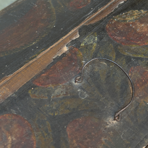 18th-century French Painted Trunk