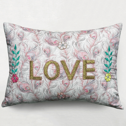 CSAO "Love" Embroidered Cushion CC06