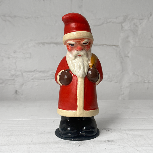 Nostalgic Papier-Mâché Santa Box