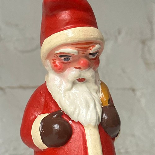 Nostalgic Papier-Mâché Santa Box