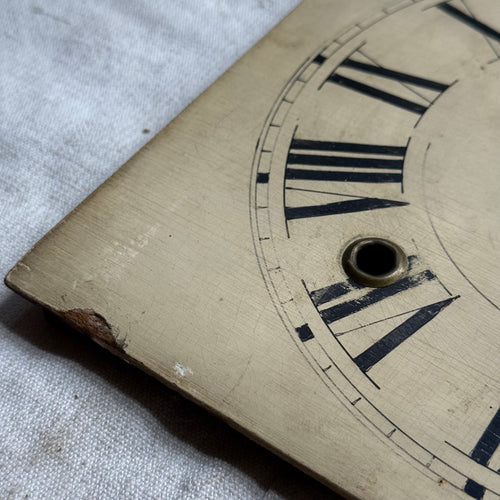 19th-century Wooden Clock Face (#5)