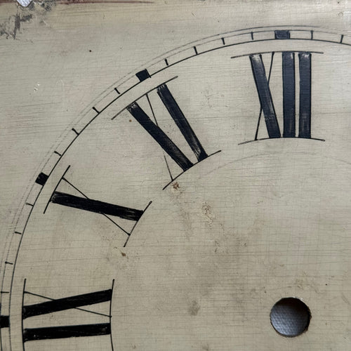 19th-century Wooden Clock Face (#5)