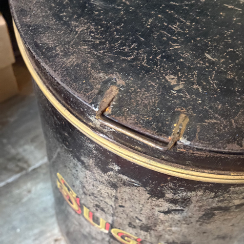 19th-century American Sugar Tin Container