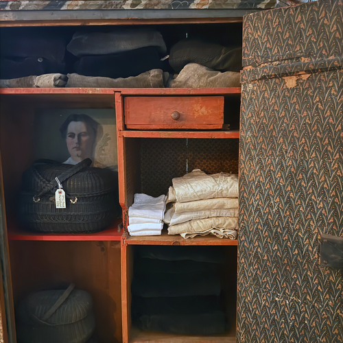 Early 19th-century Austrian Tyrolean Folk Art Cabinet