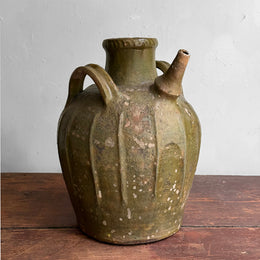 18th-century French Ceramic Oil Vessel (#1)