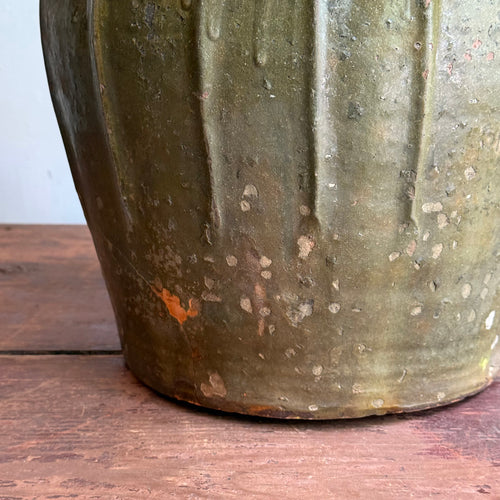 18th-century French Ceramic Oil Vessel (#1)