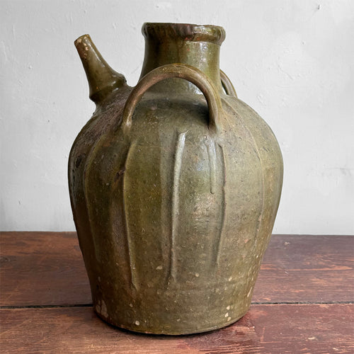 18th-century French Ceramic Oil Vessel (#1)