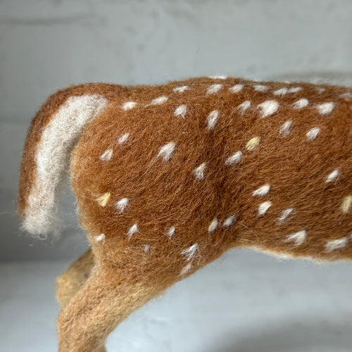 Needle Felted Standing Fawn