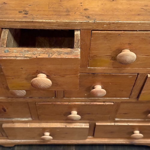 Early 20th-century Multi-Drawer Wood Cabinet