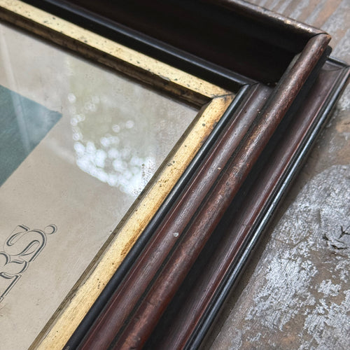 Framed 19th-century 'Mallstreamer' Ship Chromolithograph Print