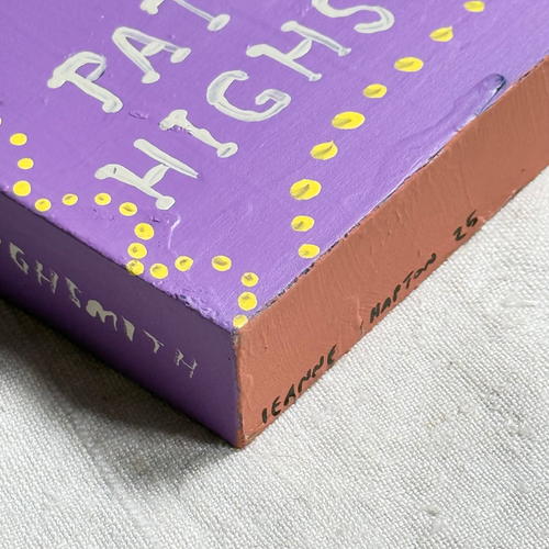 Leanne Shapton "The Price of Salt" Painted Wooden Book