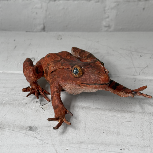 Papier-Mâché Painted Frog #5