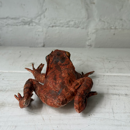 Papier-Mâché Painted Frog #5