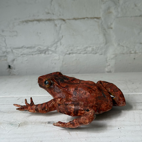 Papier-Mâché Painted Frog #5