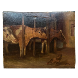 Evert Rabbers Early 20th-century Fram Animal Painting (ER2405)