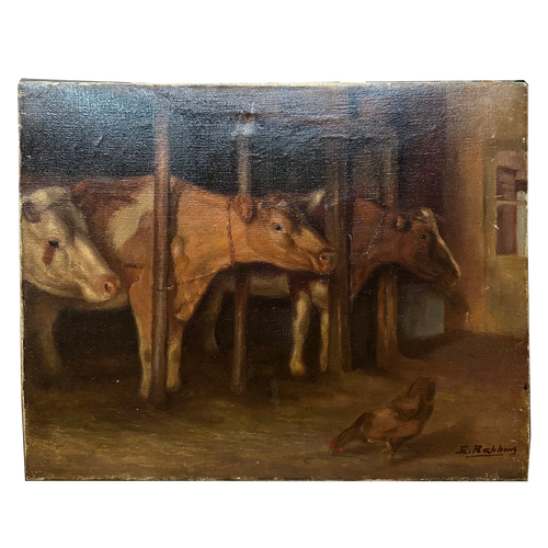 Evert Rabbers Early 20th-century Fram Animal Painting (ER2405)