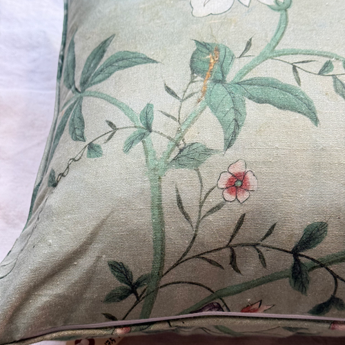 Custom John Derian for Pierre Frey "Le Paravent Chinois" Pillow in Original Green (#27)