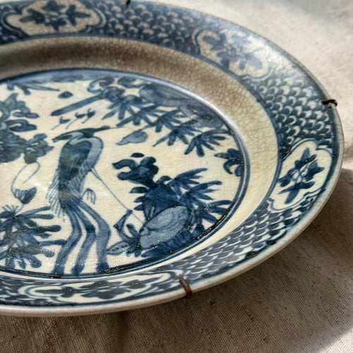 16th-century Swatow Ming Porcelain Shipwreck Plate