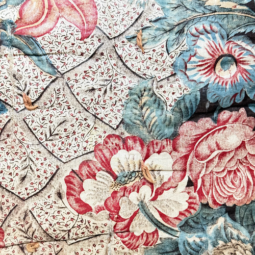 19th-century American Hand-Stitched Quilt