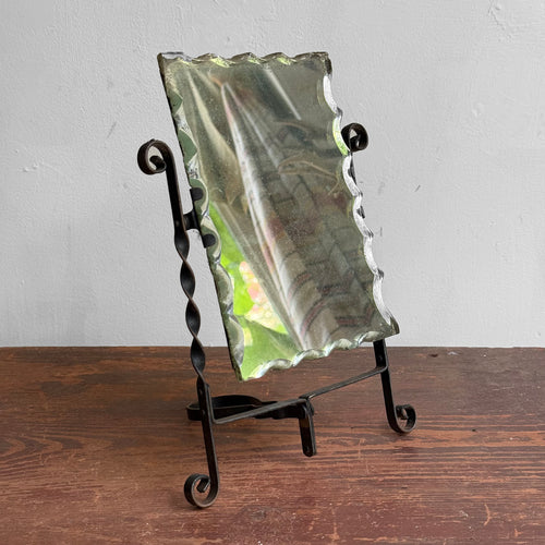 19th-century Small Shaving Mirror #5