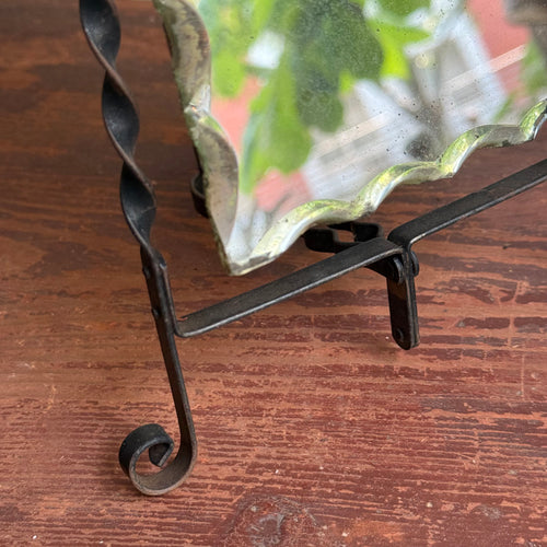 19th-century Small Shaving Mirror #5