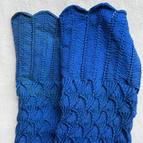 Pair of Antique German Socks (#5)