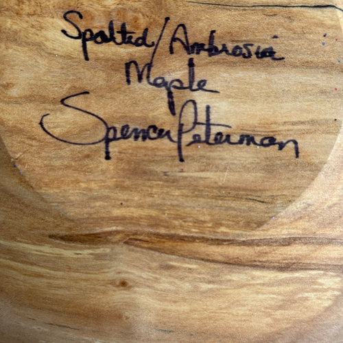 Spencer Peterman Spalted Ambrosia 13" Round Bowl (#4-5)
