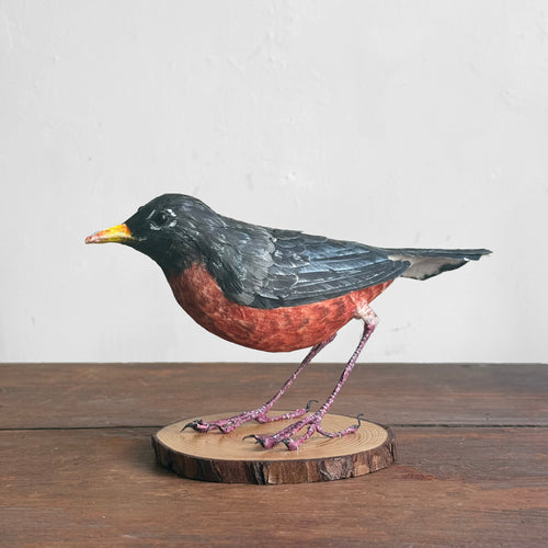 Papier-Mâché Robin