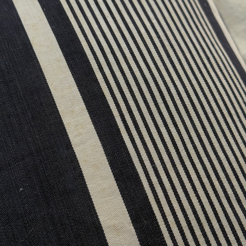 Custom 19th-century French Ticking Pillow (#4-03)