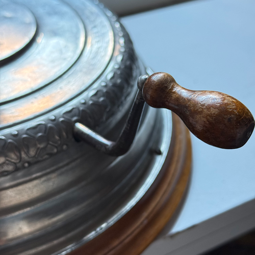 Antique German Rotating Musical Christmas Tree Stand