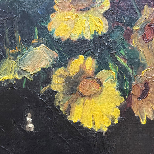 Mid 20th-century Dutch Floral Still Life Painting
