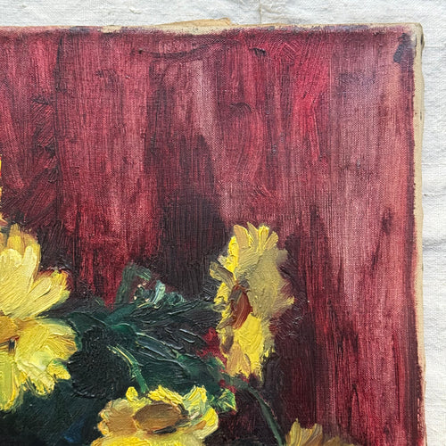 Mid 20th-century Dutch Floral Still Life Painting