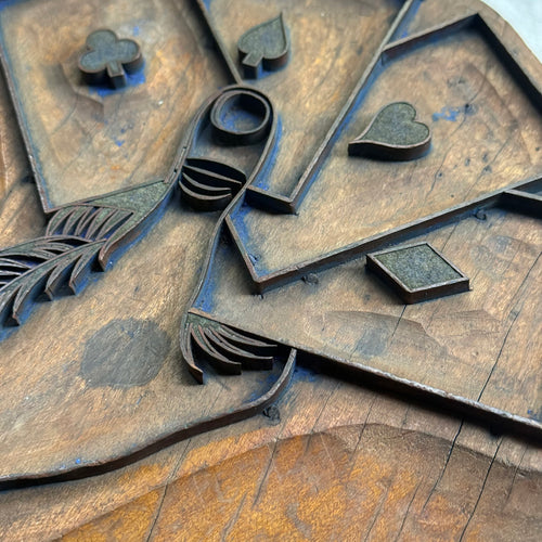 Mid 20th-century Copper Printing Block Wallhanging