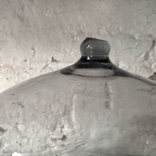 Large 19th-century French Glass Cloche de Melon (LG-05)