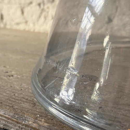 Large 19th-century French Glass Cloche de Melon (LG-05)