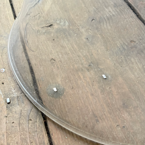 Large 19th-century French Glass Cloche de Melon (LG-05)