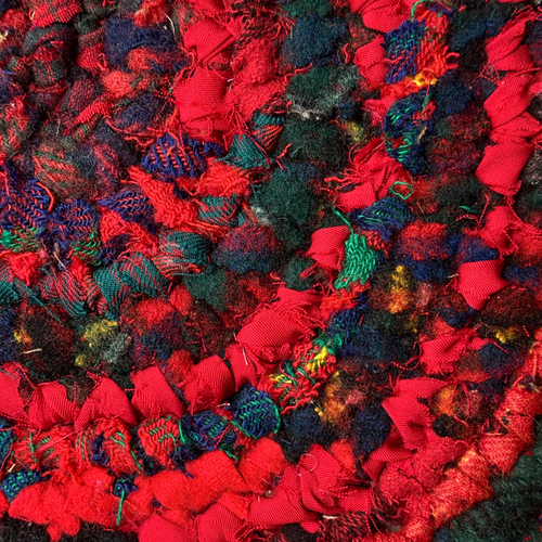 Olly Crocheted Vintage Wool Suit Rug #5