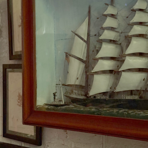 19th-century American Ship Diorama