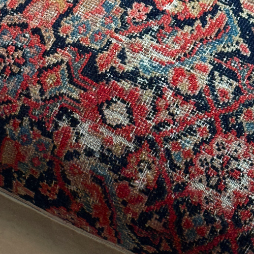 Antique Caucasian Rug Pillow