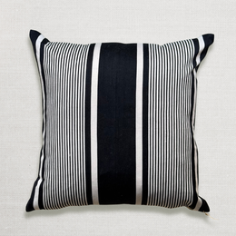 Custom 19th-century French Ticking Pillow (#3-03)