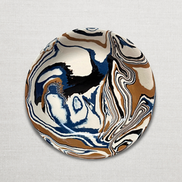 Marbled Soup Plate in Lisbonne (LB #705)