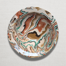 Marbled Small Pasta Bowl in Toscane 2 (TS2 #0511)
