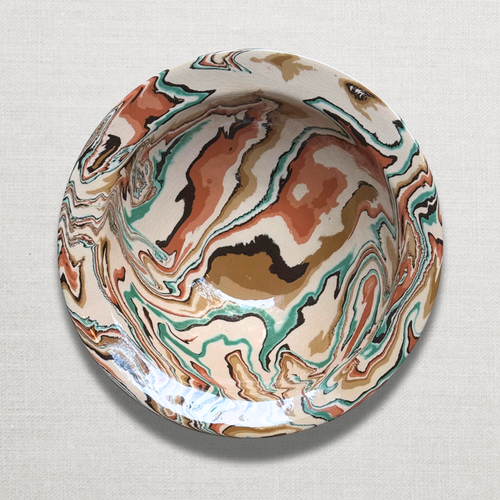 Marbled Small Pasta Bowl in Toscane 2 (TS2 #0511)