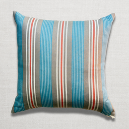 Custom 19th Century French Ticking Pillow (#6)