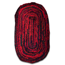 Olly Crocheted Vintage Wool Suit Rug #5