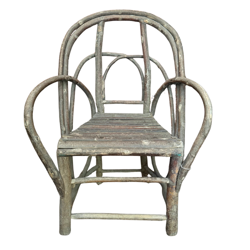 19th-Century French Folk Twig Chair