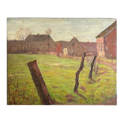 Evert Rabbers Landscape Painting (2360)