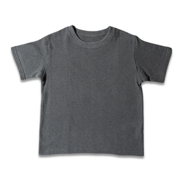 Charcoal Cotton Pile T-Shirt