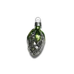 Nostalgic Mini Pine Cone with Leaf Ornament