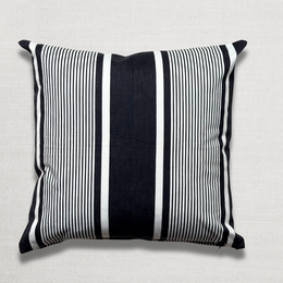 Custom 19th-century French Ticking Pillow (#3-30)